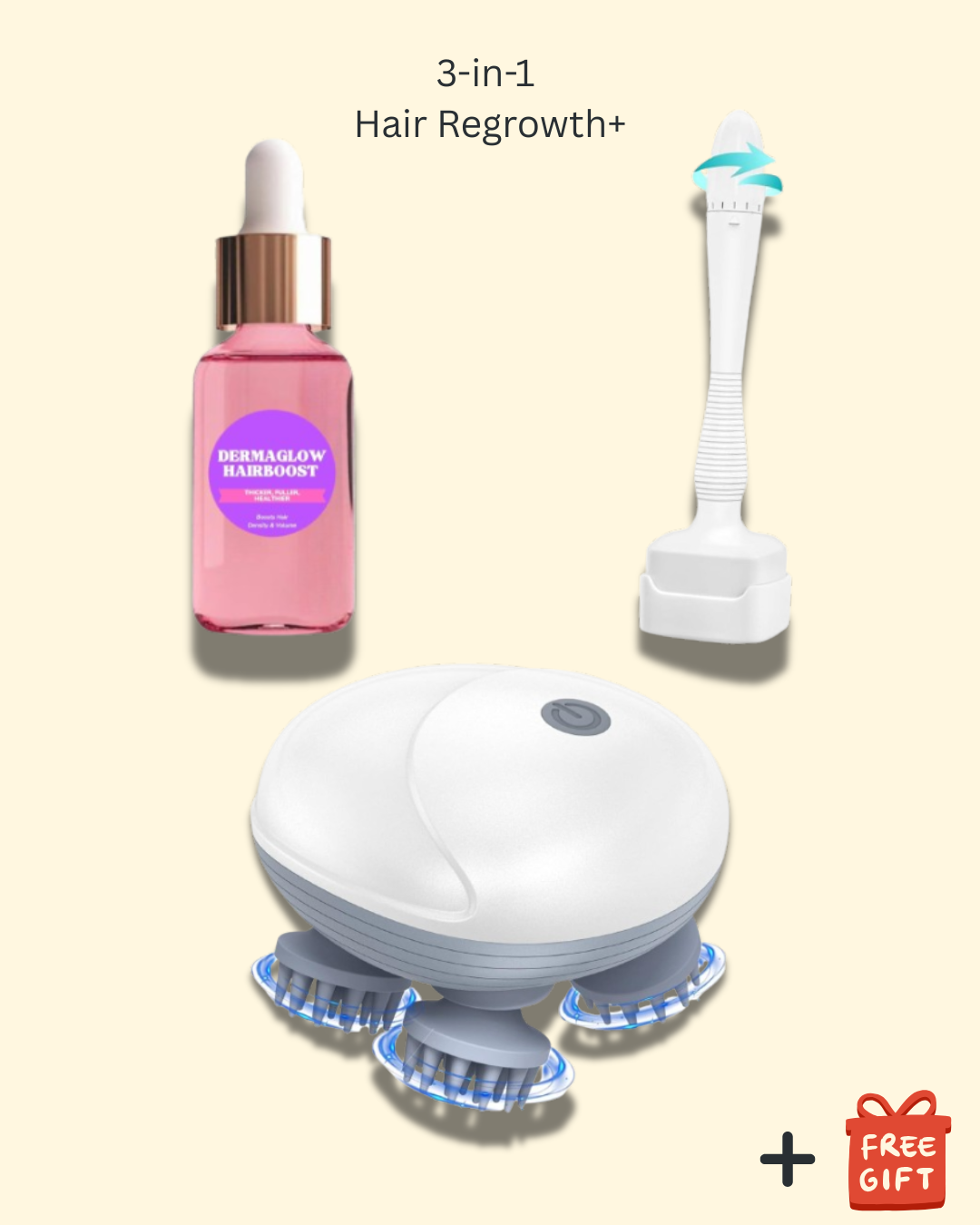 DermaGlow 3-in-1 Hair Regrowth+